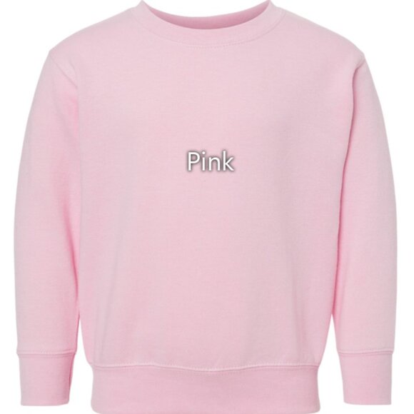 Nike Bluey TODDLER Unisex Sweatshirt Embroidered Fleece Crewneck Dog Sisters - Picture 5 of 7